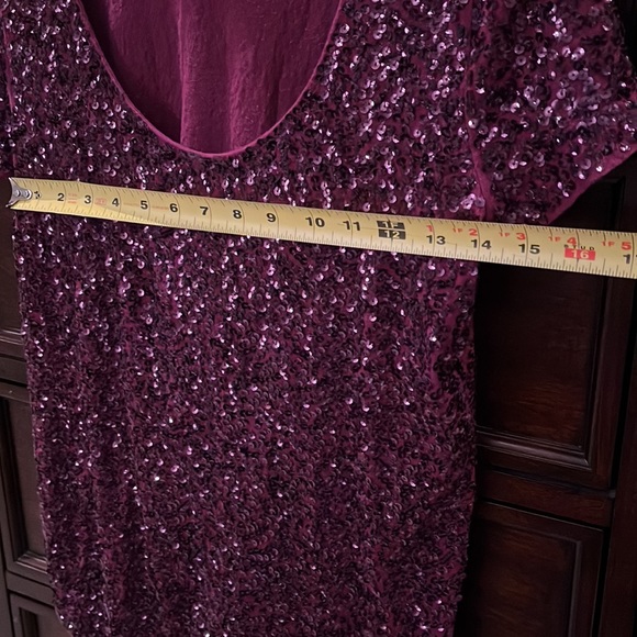 J Crew Sequin Purple T shirt - Picture 6 of 8